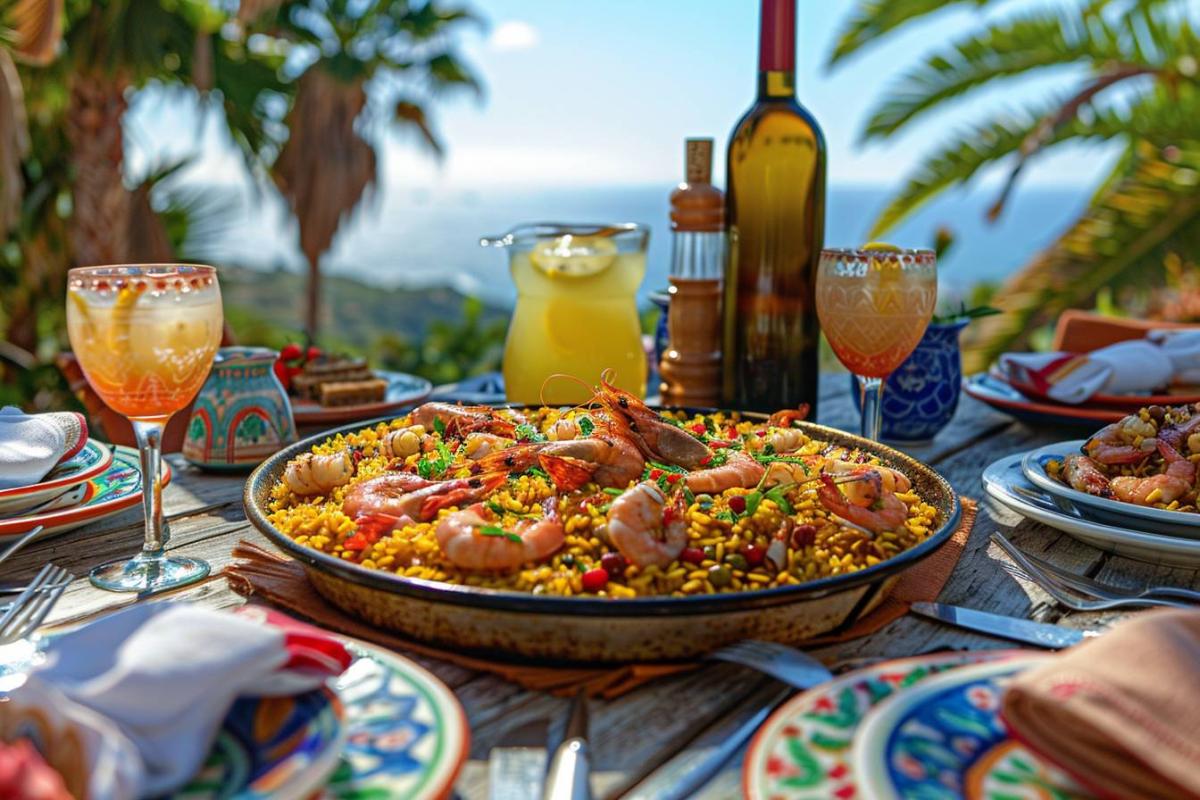 Que boire avec une paella : guide des boissons idéales